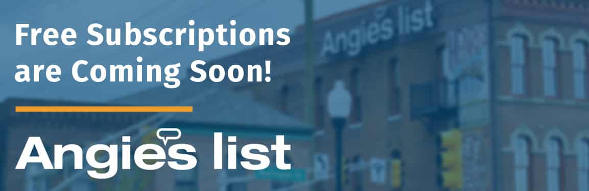 Angie's List Free Subscriptions