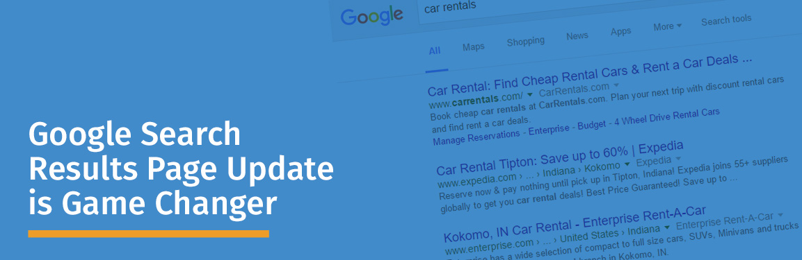 Google Search Results Page Update Is Game Changer