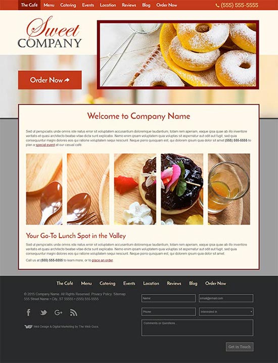 Restaurants Template 1