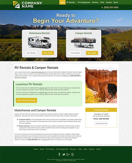 Rentals Template 5