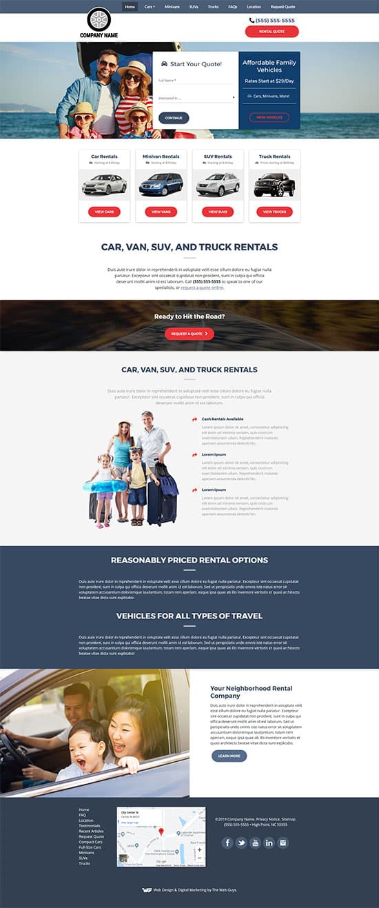 Rentals Template 1